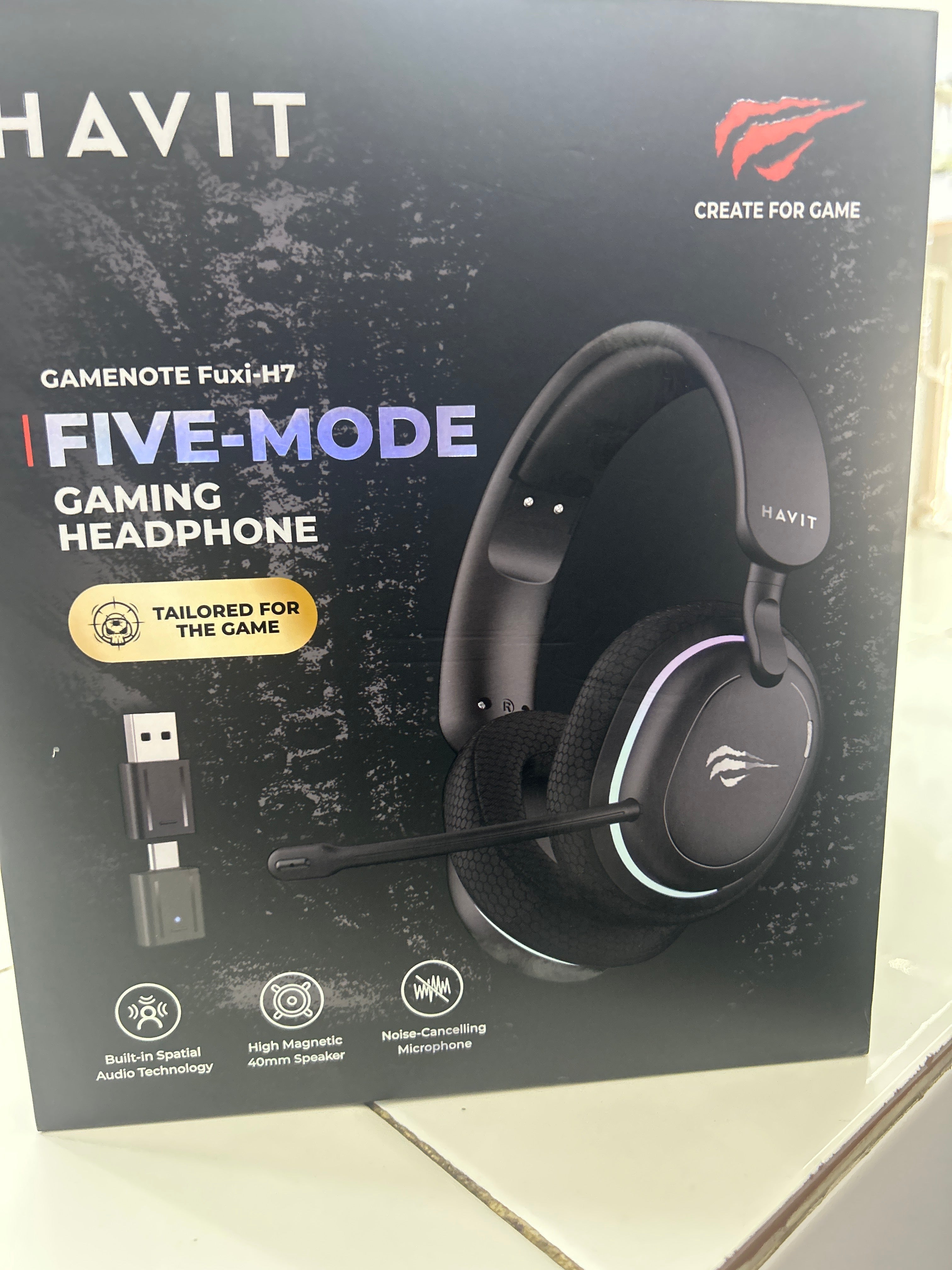 HAVIT GAME NOTE FUXI-7 WITH MIC FIVE MODE