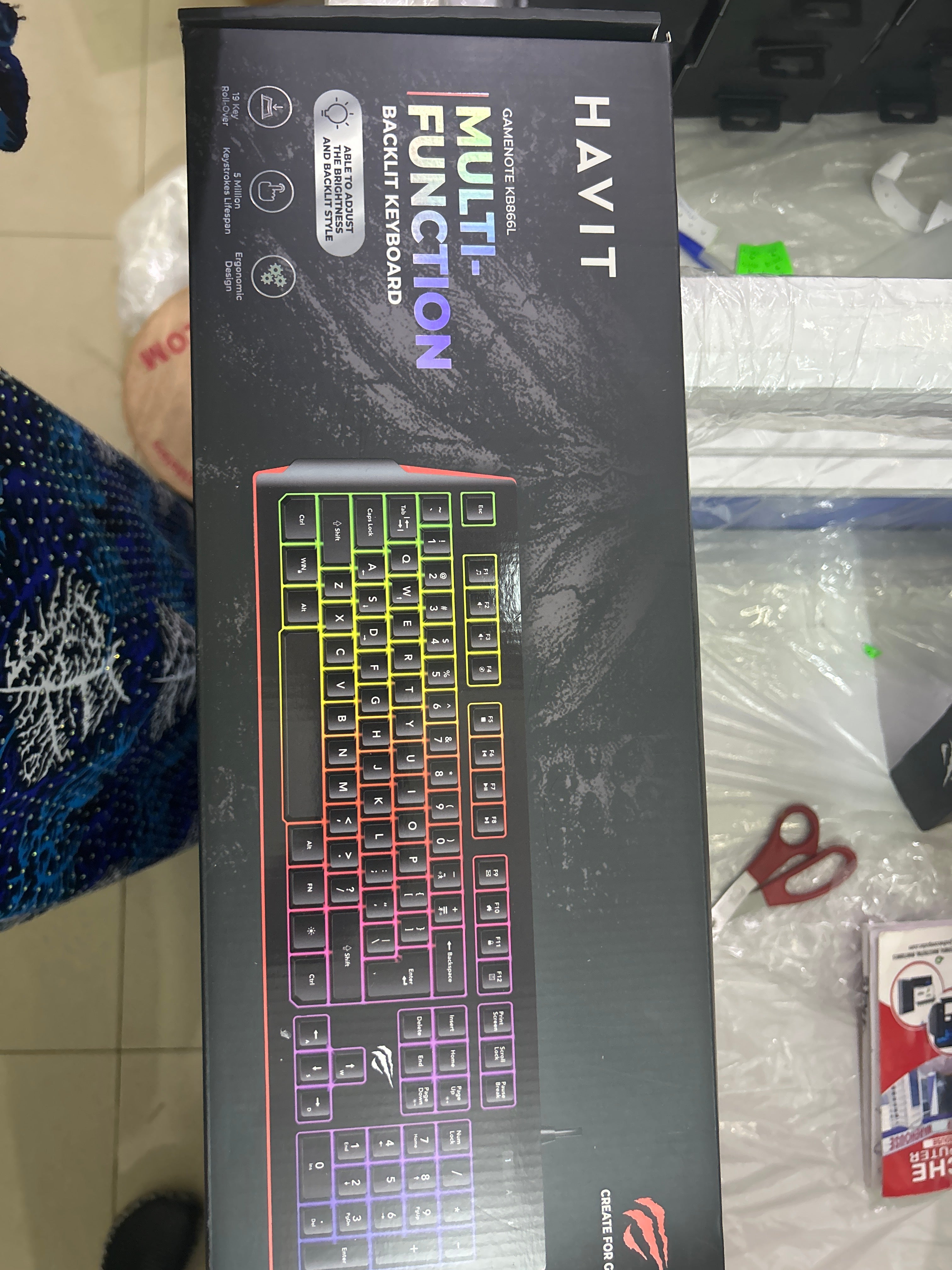 HAVIT GAMING KEYBOARD MULTI FUNCTION