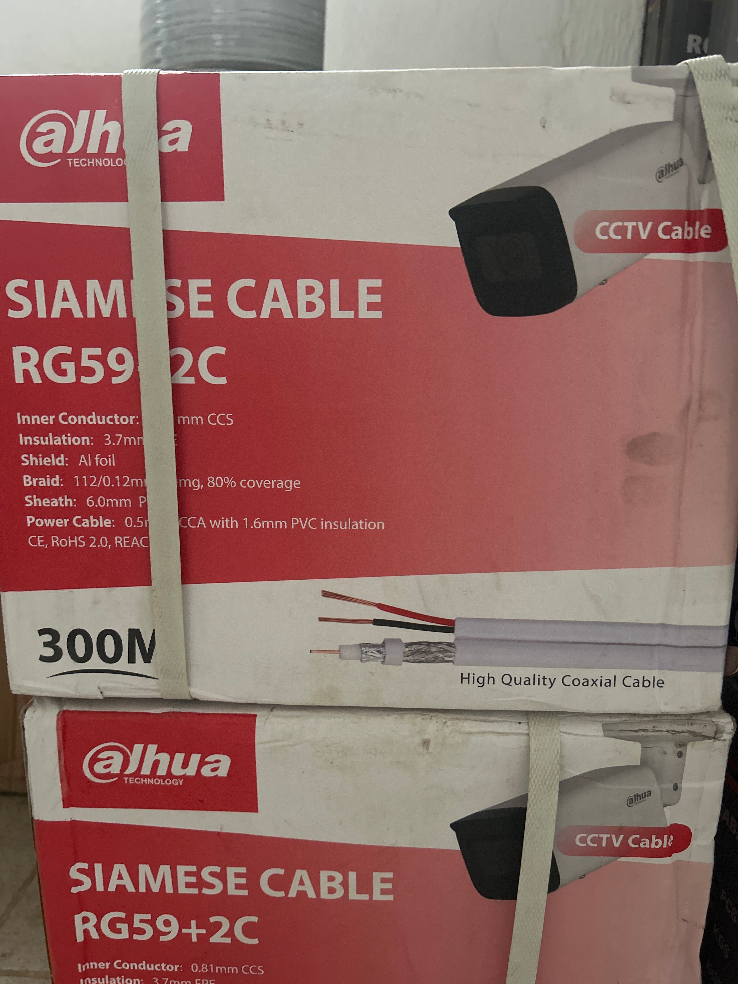 DAHUA RG59 PURE COPPER CABLE