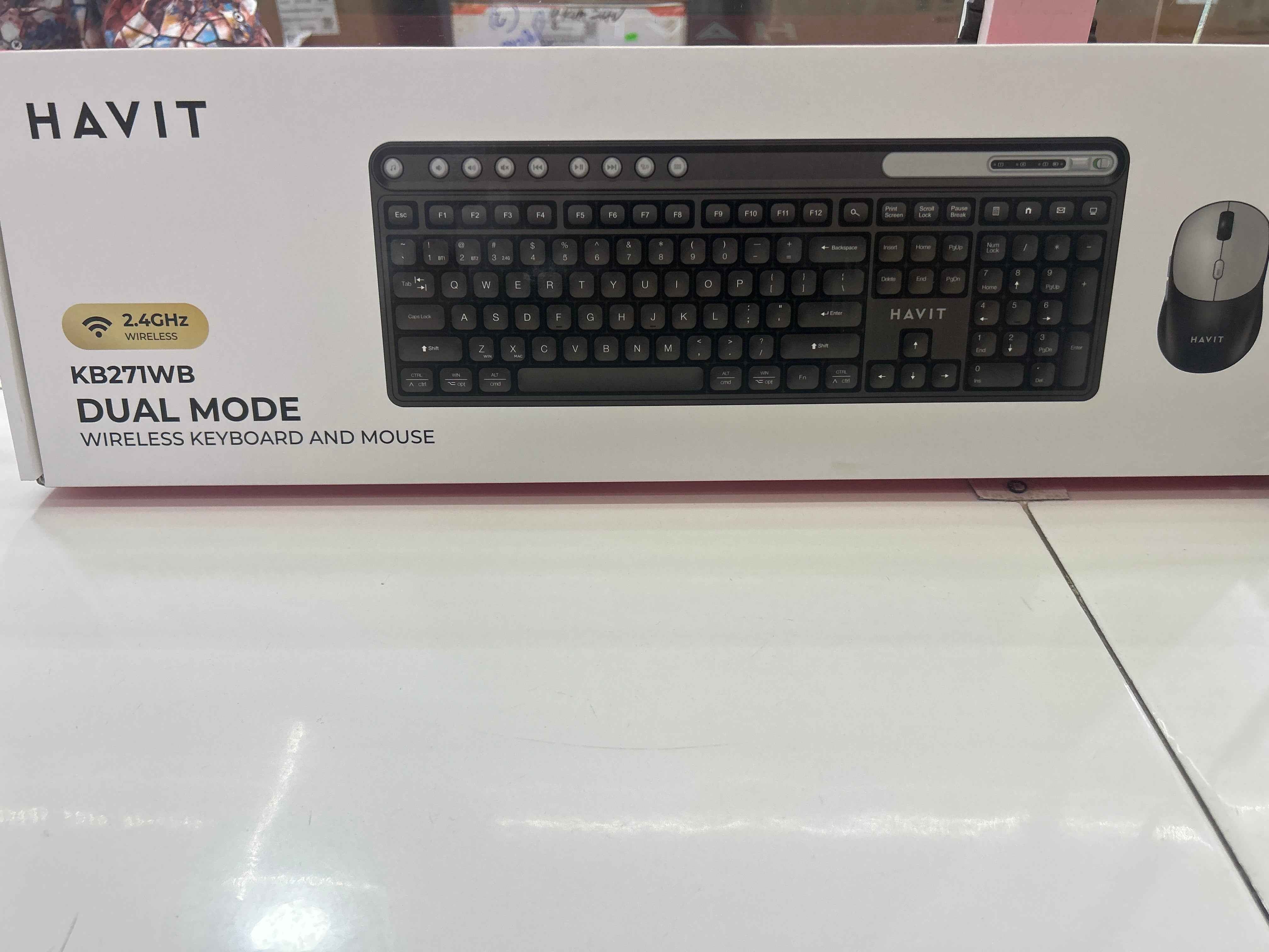HAVIT WIRELESS KEYBOARD AND MOUSE KB271