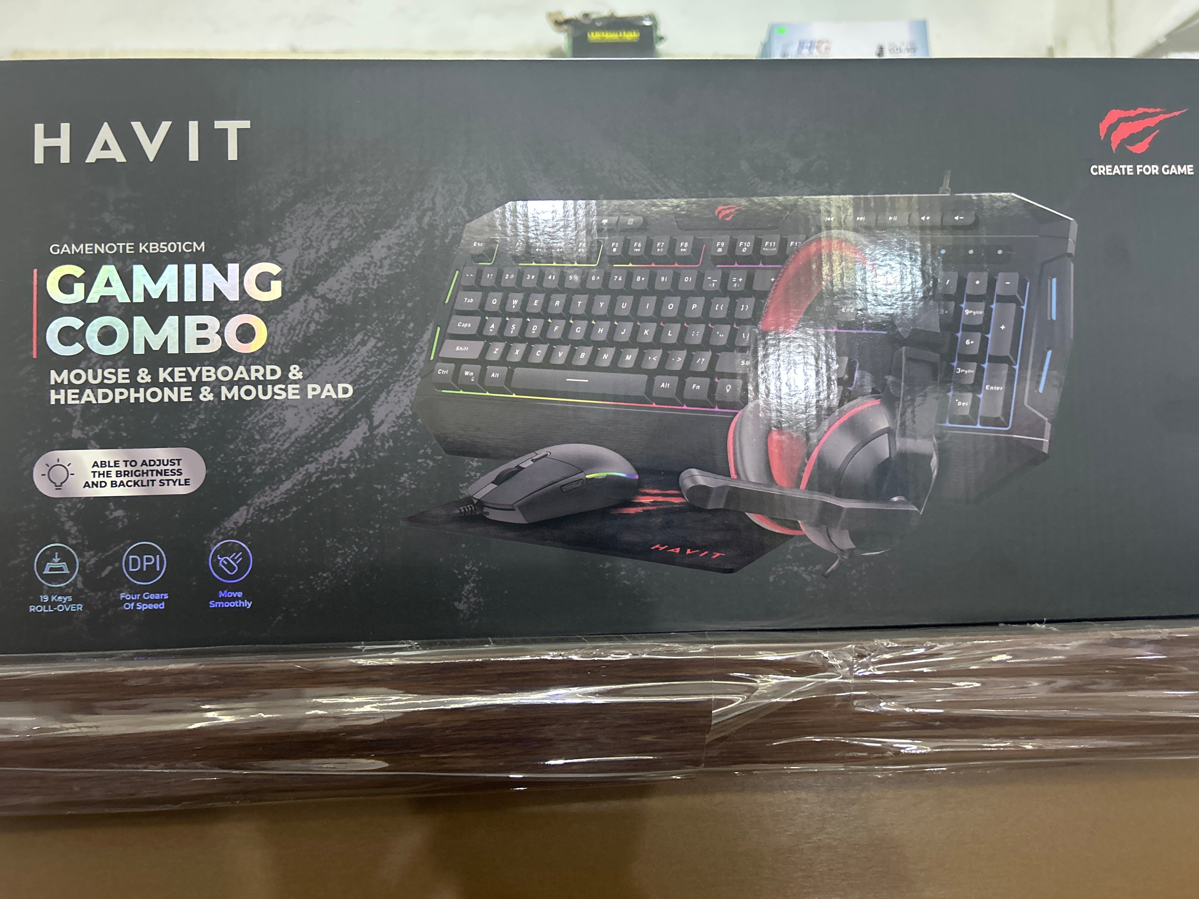 HAVIT GAMING COMBO KB 501CM