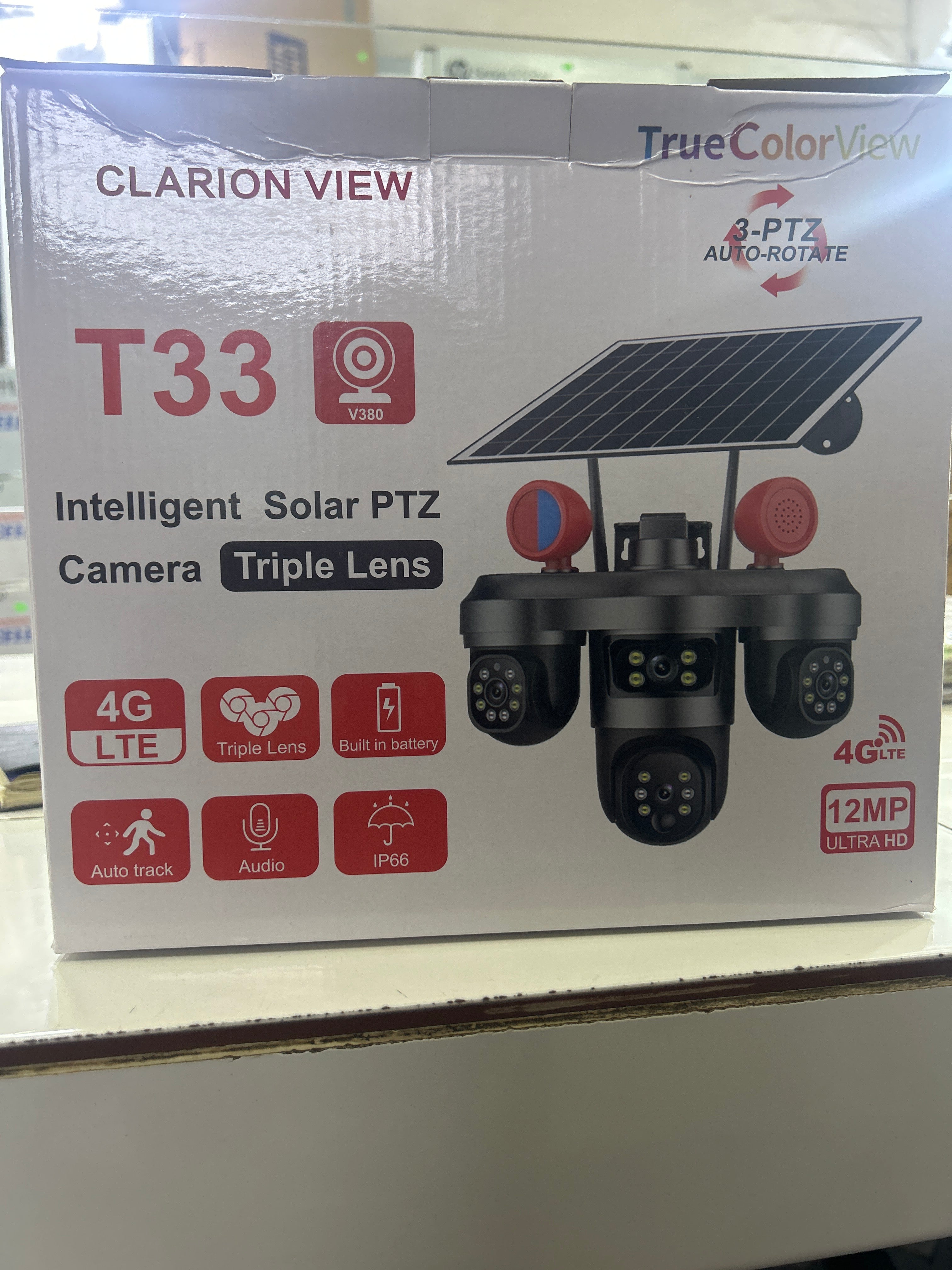 PTZ AUTO ROTATE TRIPLE LENS