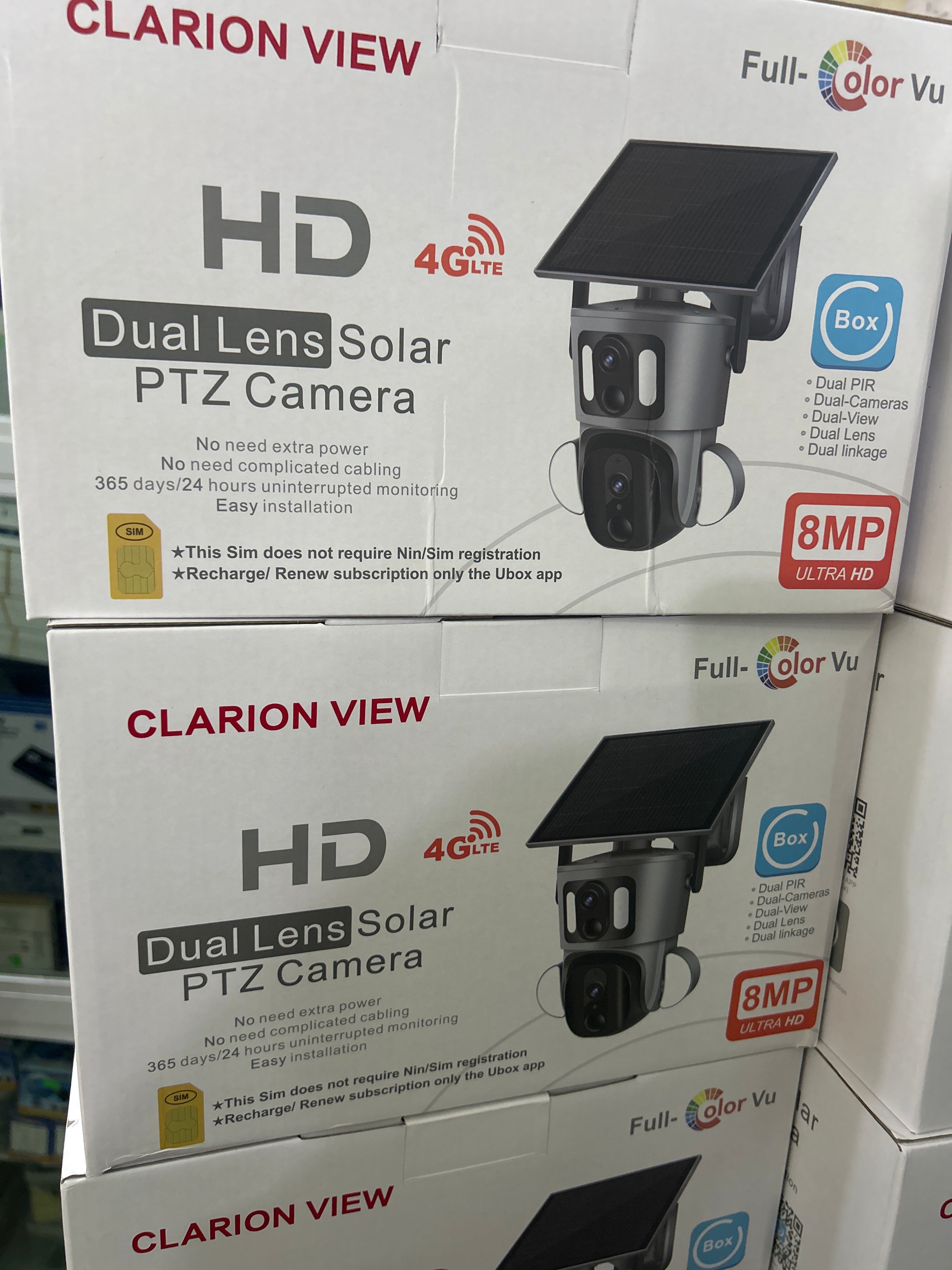 PTZ Dual Lens Solar Camera