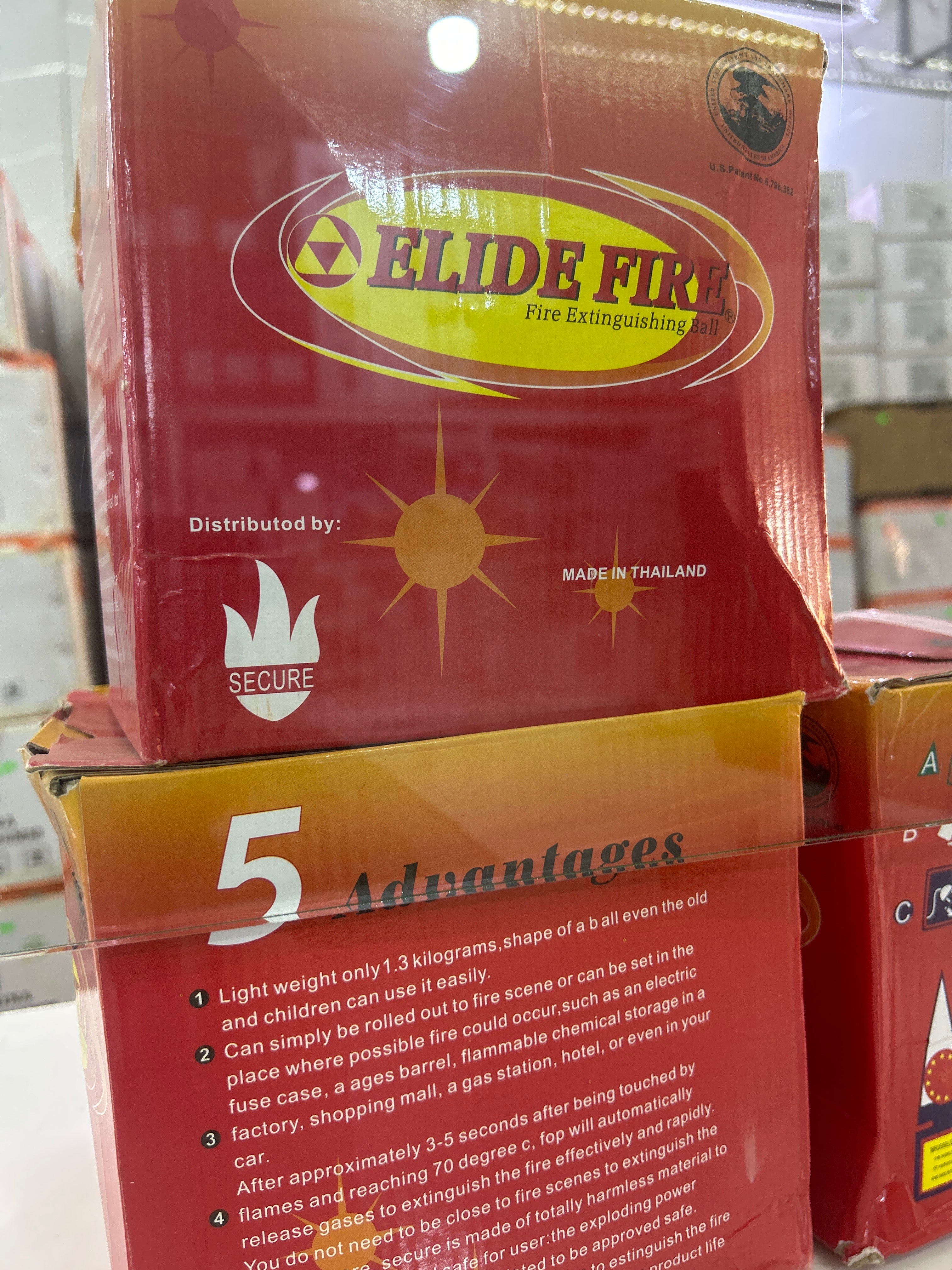 Elide ball Fire Extingiusher