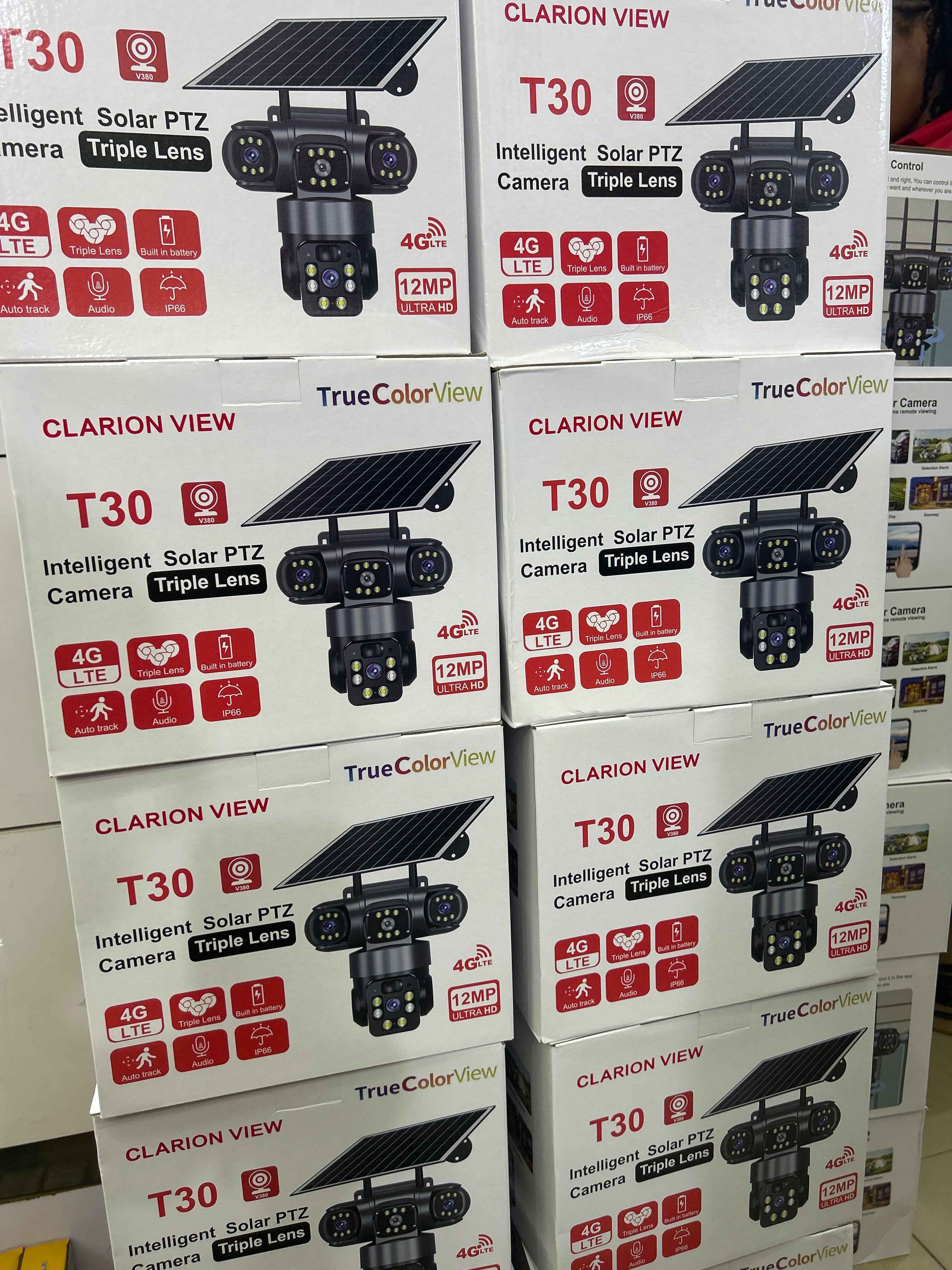 PTZ T30 TRIPLE LENS 12MP V380