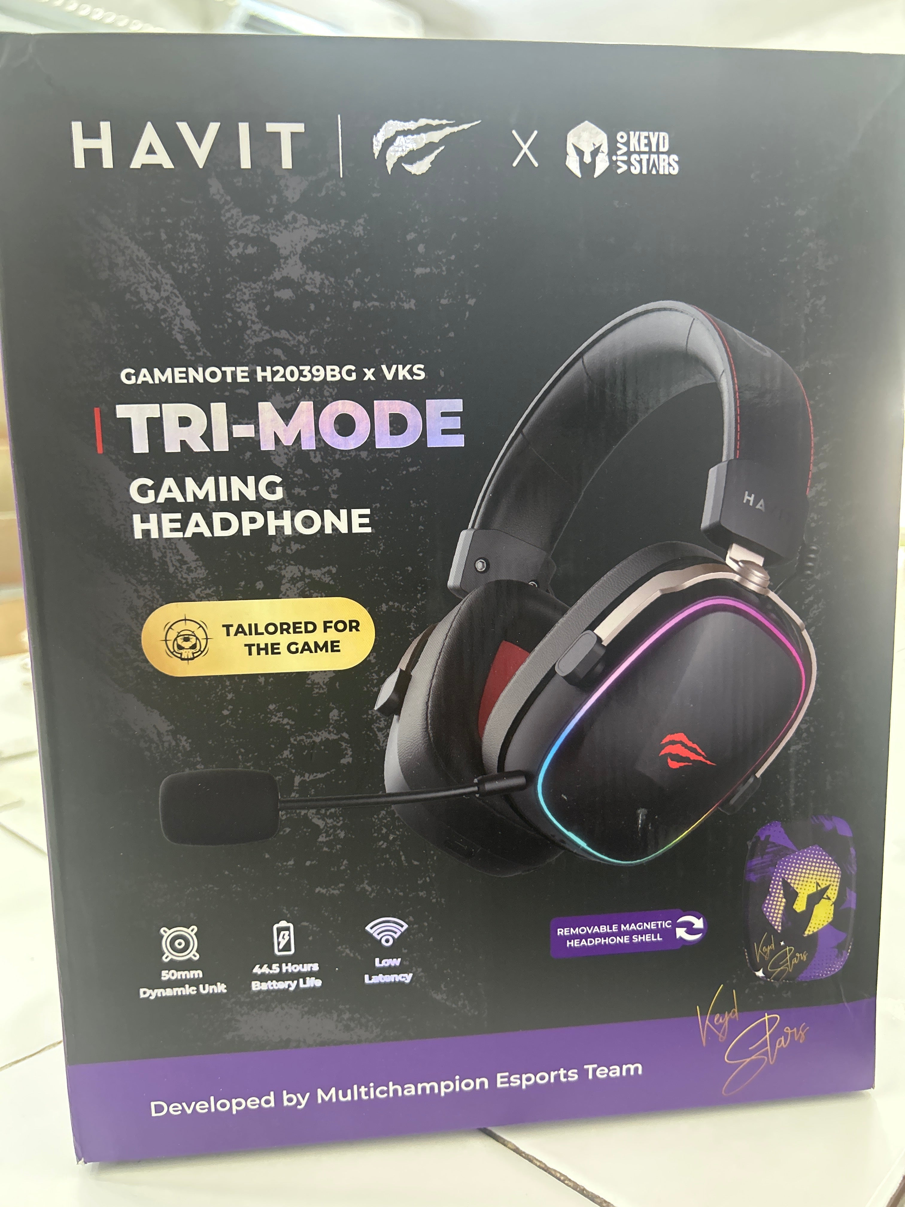 HAVIT GAME NOTE H2039BG XVKS WITH MIC TRI MODE
