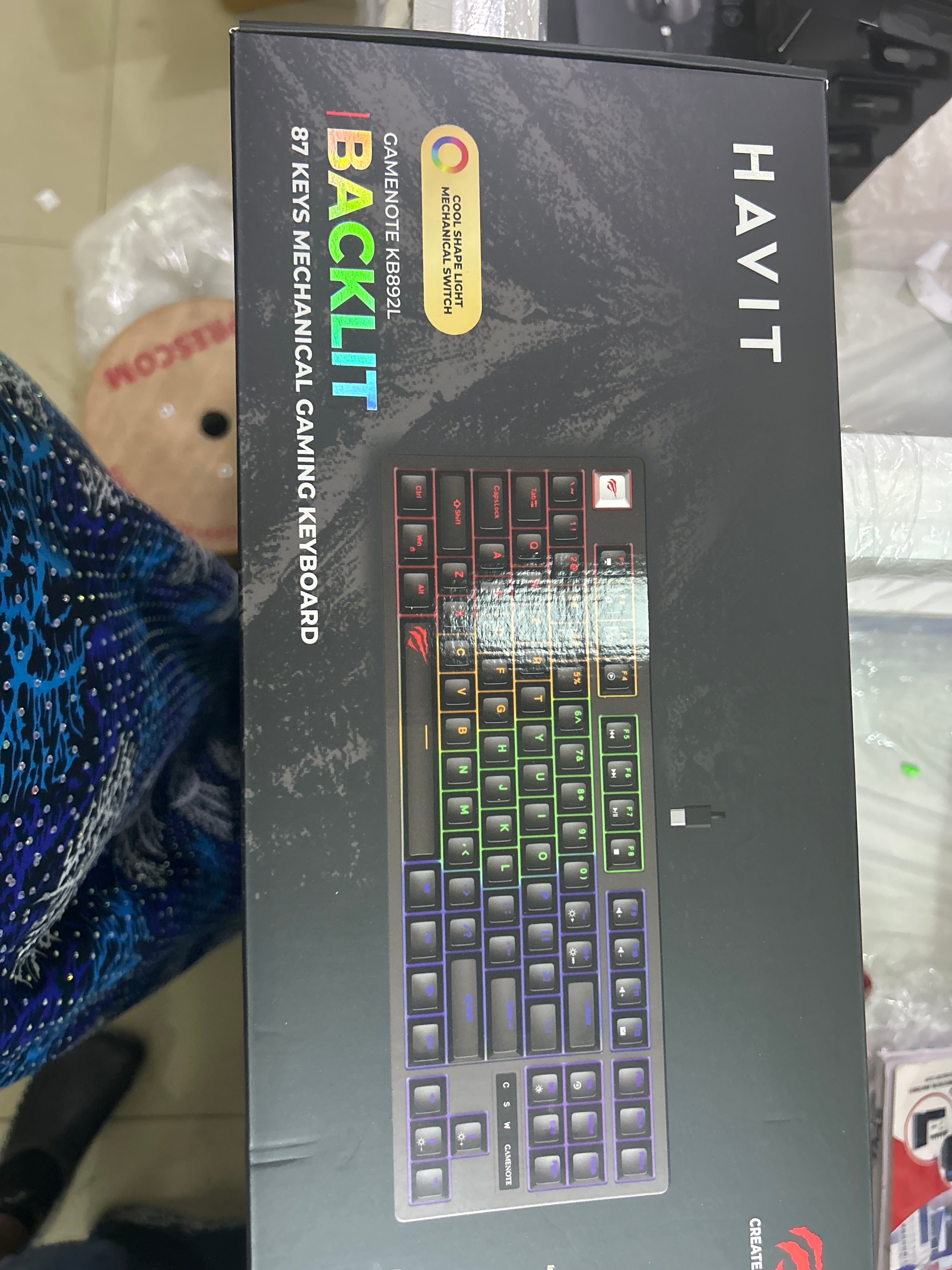 HAVIT 87 KEYS MECHANICAL GAMING KEYBOARD