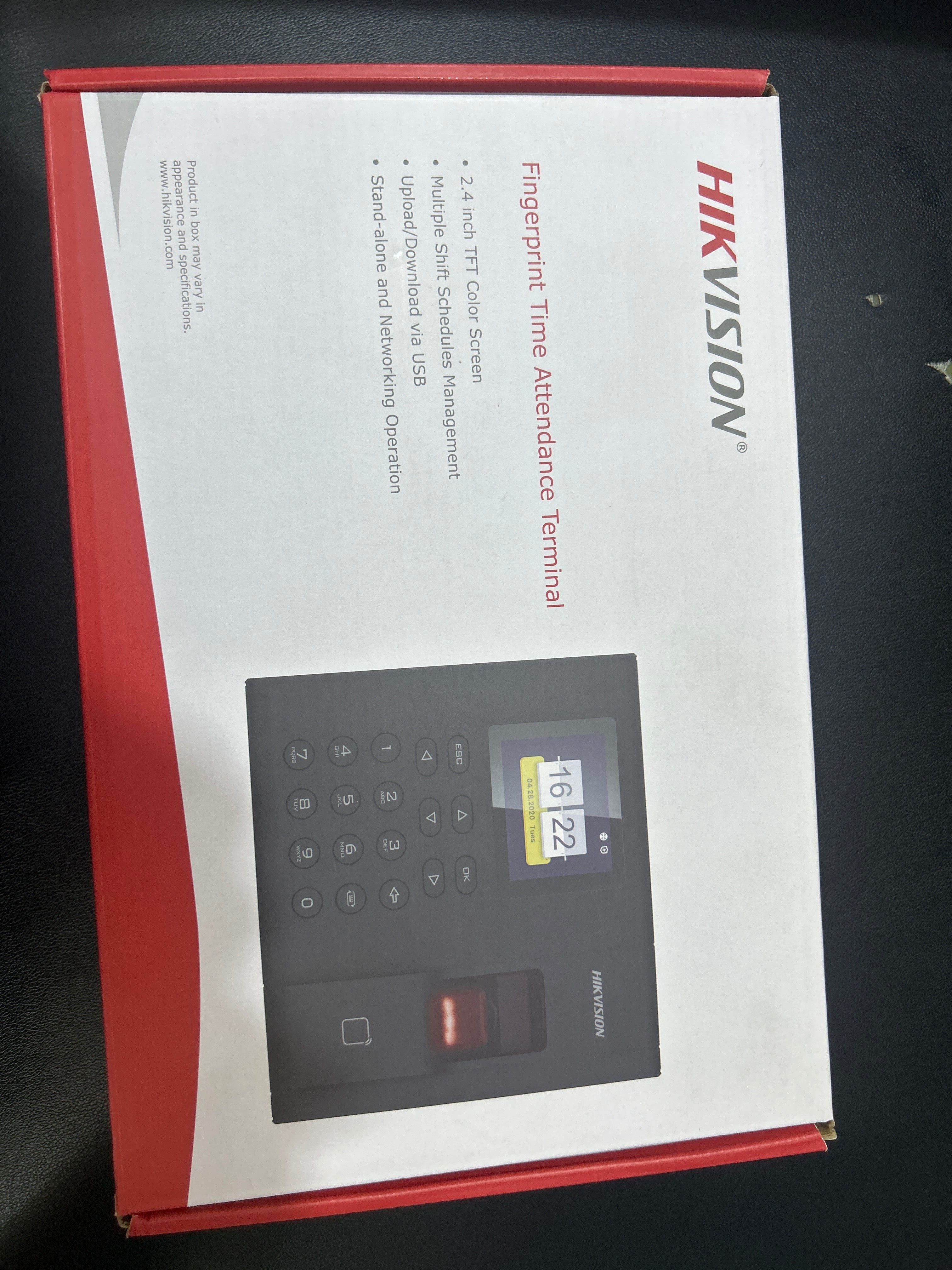 HIKVISION FINGER PRINT TIME ATTENDANCE TERMINAL DS- K1A8503MF-B