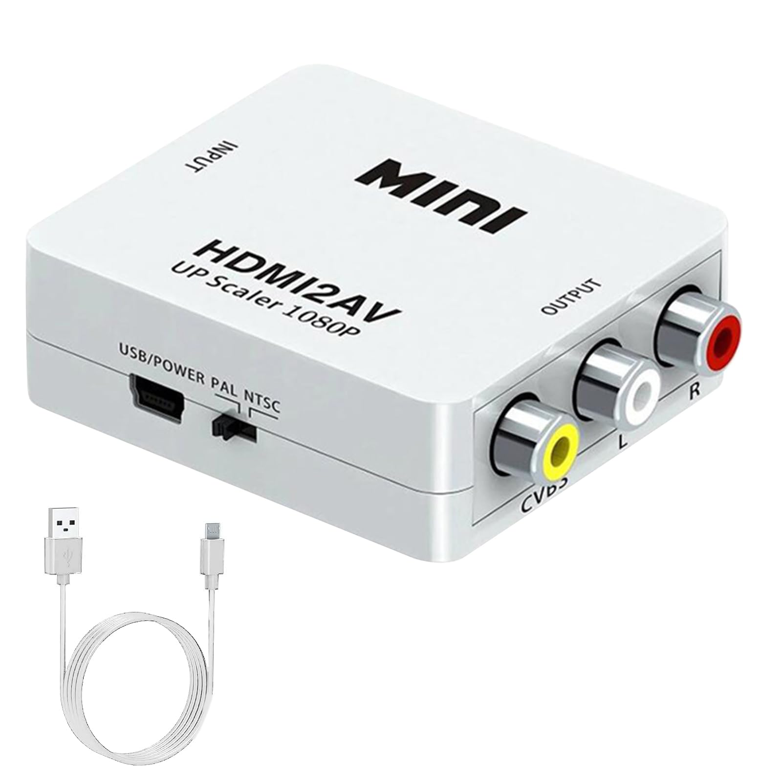 AV to HDMI Converter for Seamless Video Transfer and Easy Connectivity - Joche