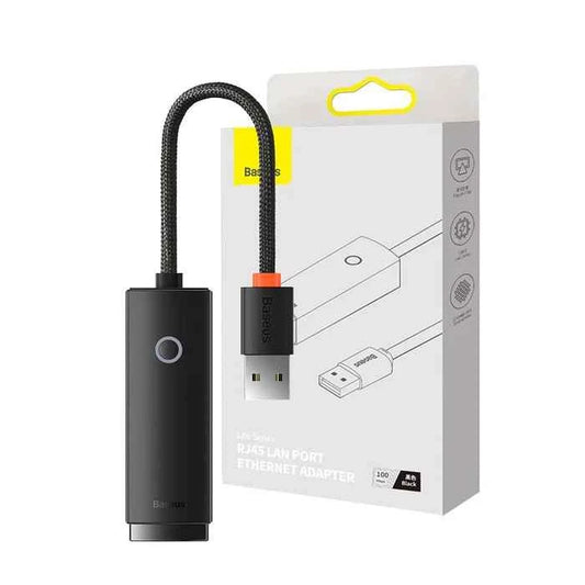 Baseus RJ45 LAN Port Ethernet Adapter 100Mbps