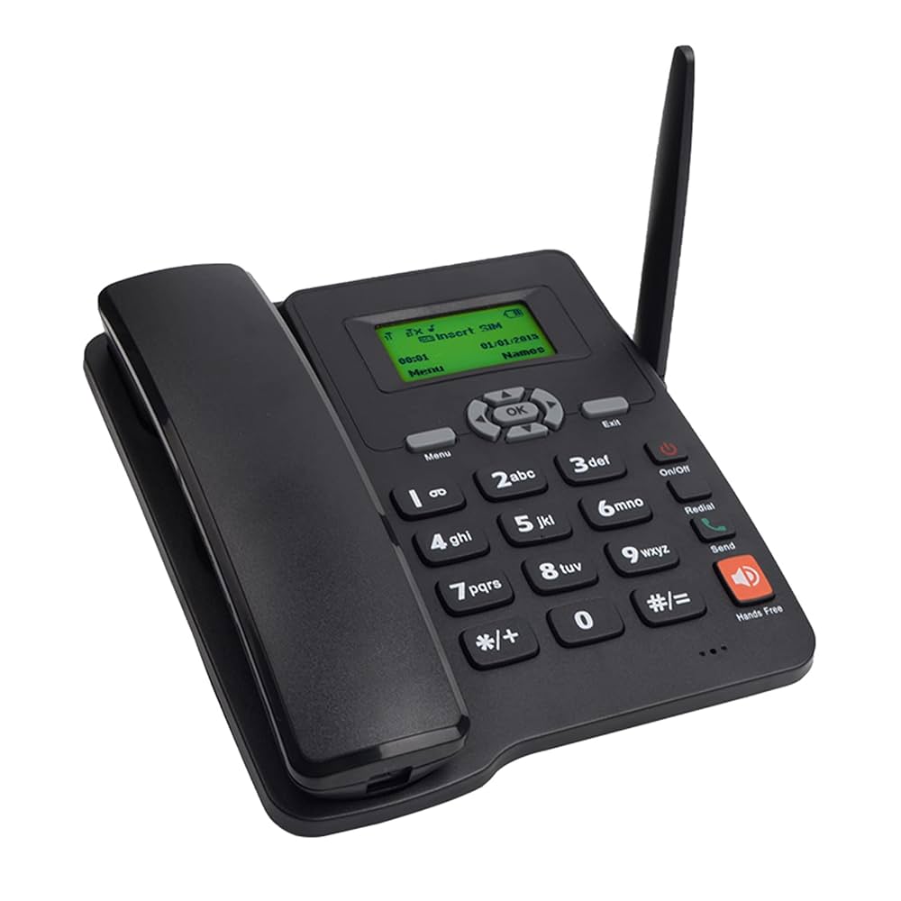 DDK 993+ GSM Fixed Wireless Phone – SIM-Based /2 SIM Desktop Phone for Voice Calls Anywhere - Joche