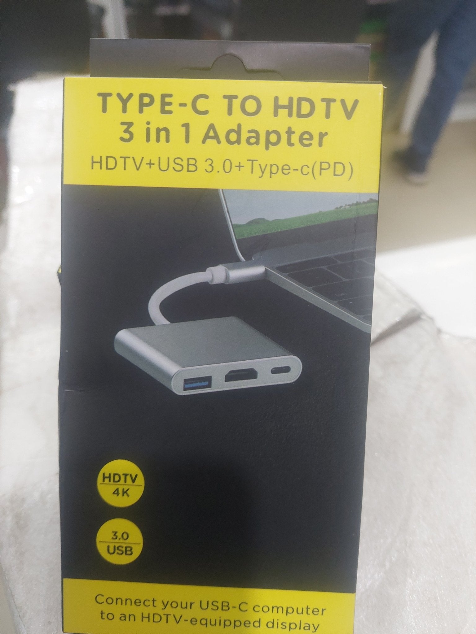 Type-C to HDMI 3/4/5-in-1 Adapter Docking Station – Multiport USB-C Hub for Display, Data, and Charging - Joche