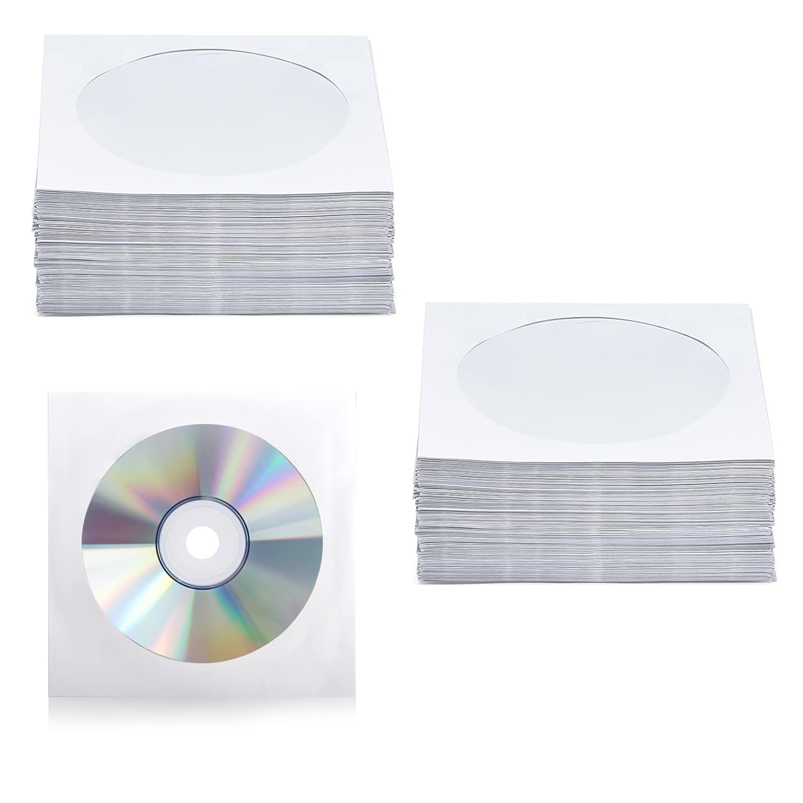 Durable CD DVD Sleeves for Maximum Protection and Organized Storage - Joche