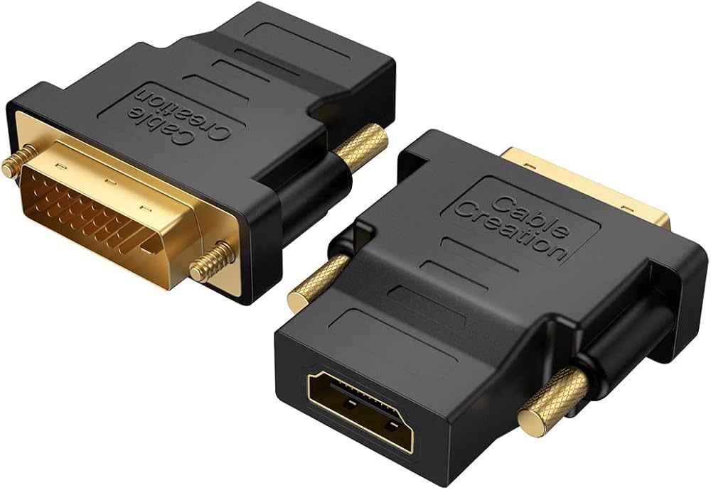DVI to HDMI Adapter for High-Quality Video and Audio Connection - Joche