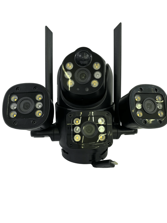 Esecloud 450W Solar Camera with Lighting (3 Lens) - Joche