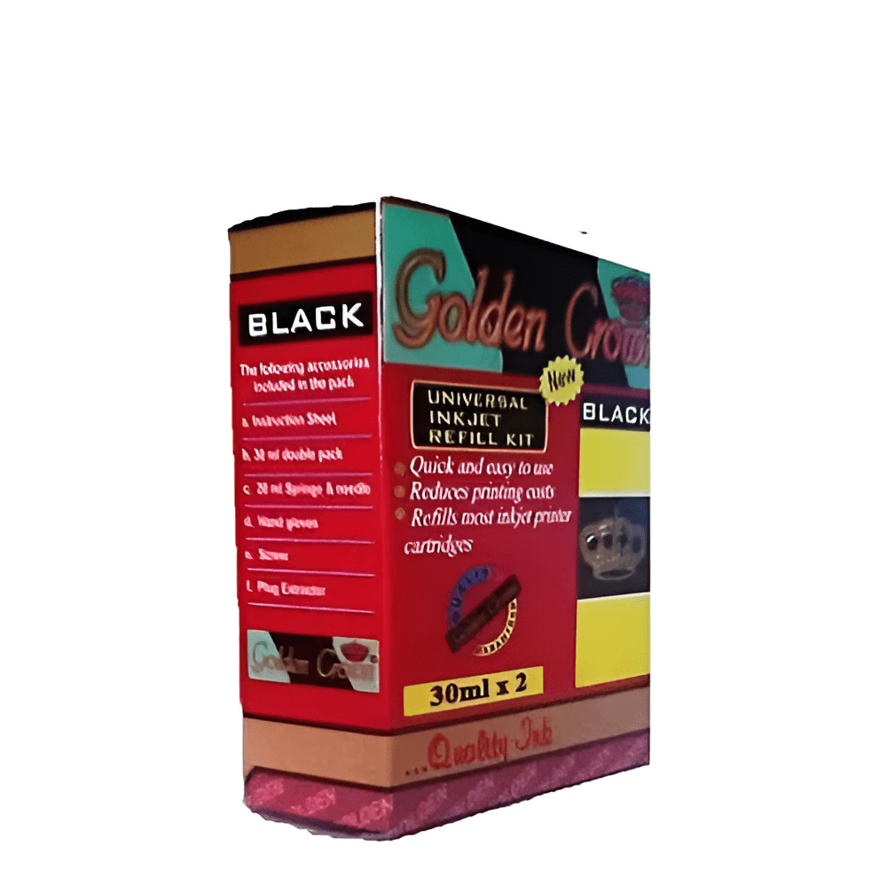 Golden Crown Refill Ink for Smooth, Vibrant Printing - Joche