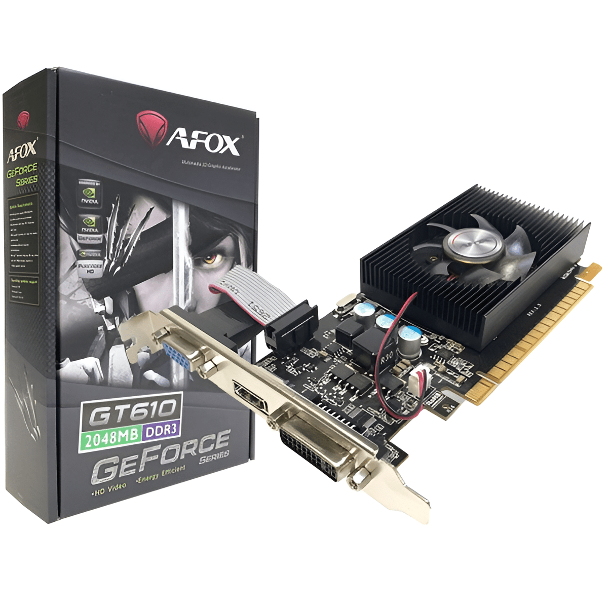 AFOX GT610 Graphics Card 2GB - Power Your PC with Enhanced Performance - Joche