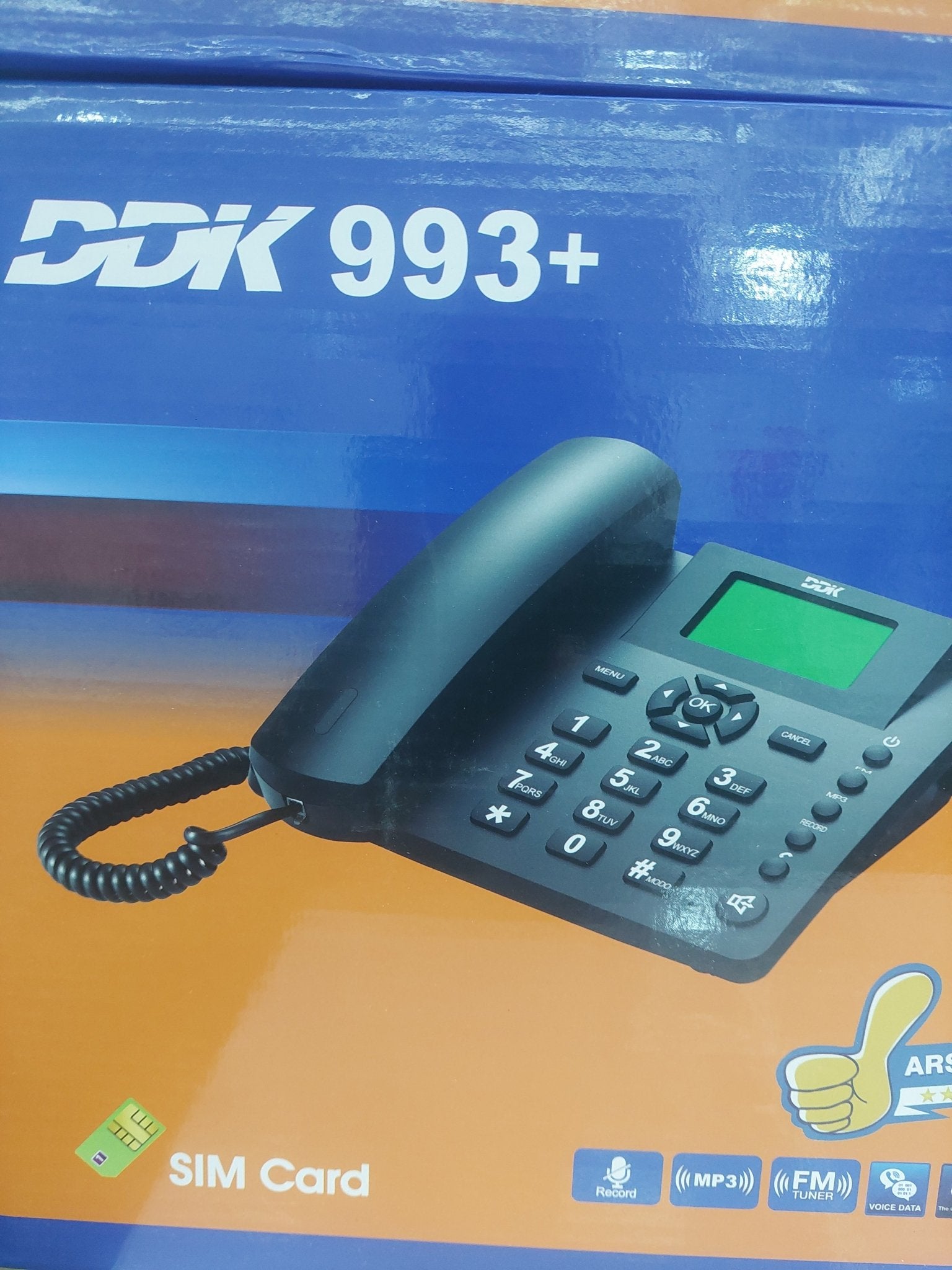 DDK 993+ GSM Fixed Wireless Phone – SIM-Based /2 SIM Desktop Phone for Voice Calls Anywhere - Joche
