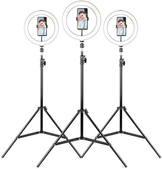 HAVIT Tripod Stand with 10-Inch Ring Light