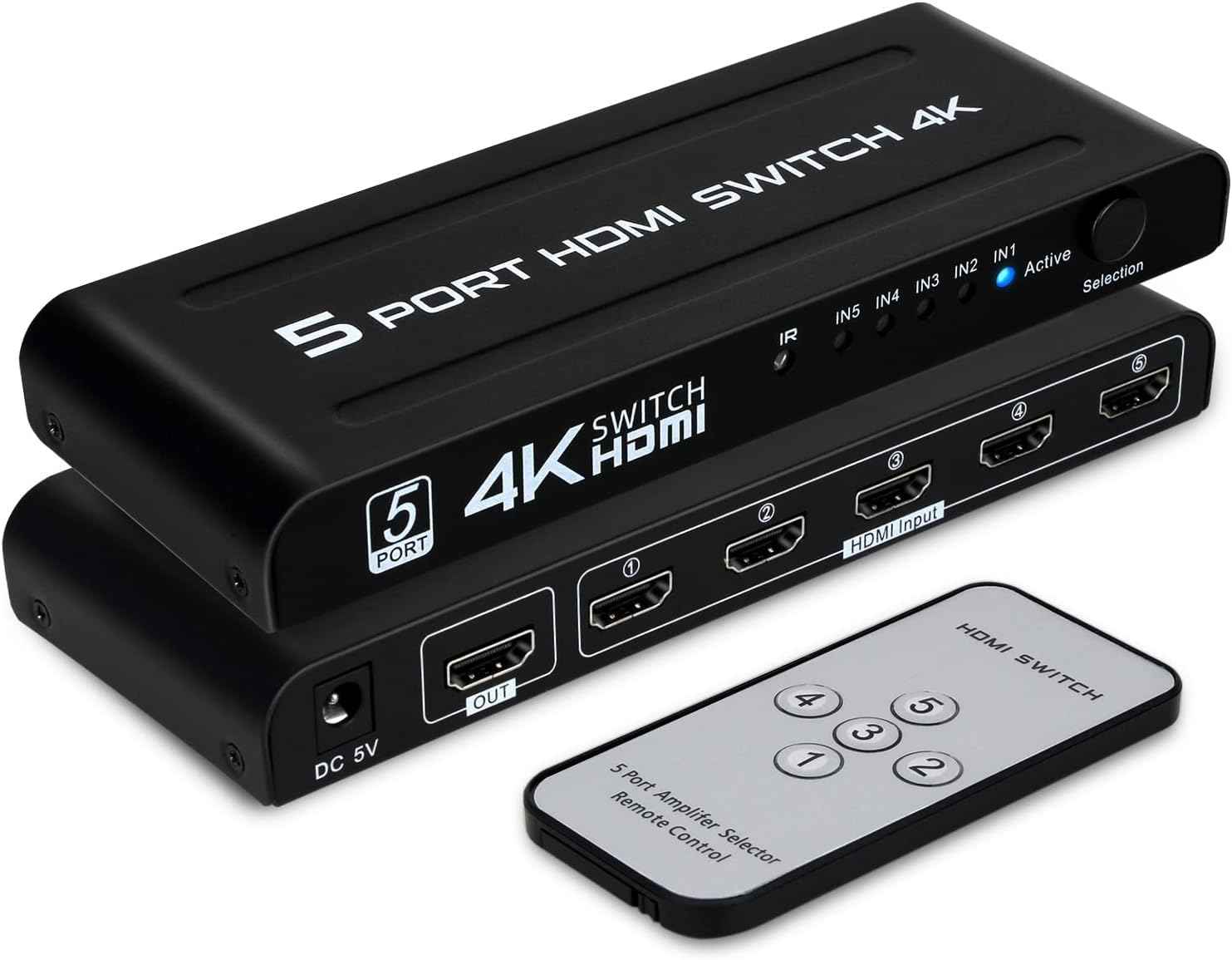 HDMI 4K Switch for Seamless 4K Video and Audio Switching - Joche