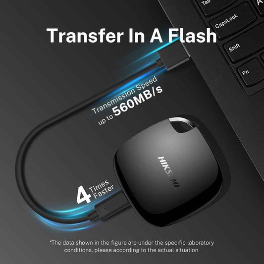Hiksemi Portable SSD External Hard Drive