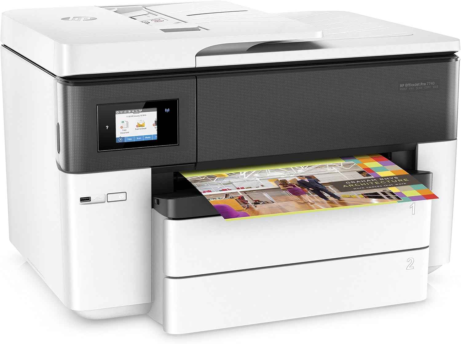 HP OfficeJet Pro 9739 Printer - Wide Format All-in-One Wireless Solution - Joche