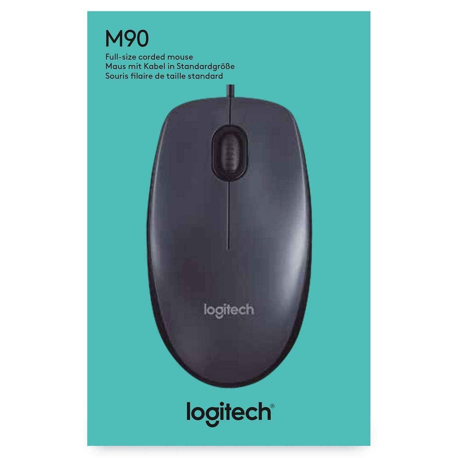 Logitech Wired Optical Mouse for Precision and Comfort - Joche