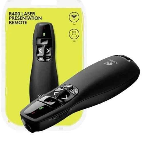 Logitech R400 Wireless Presenter for Seamless Presentations and Engaging Speeches - Joche