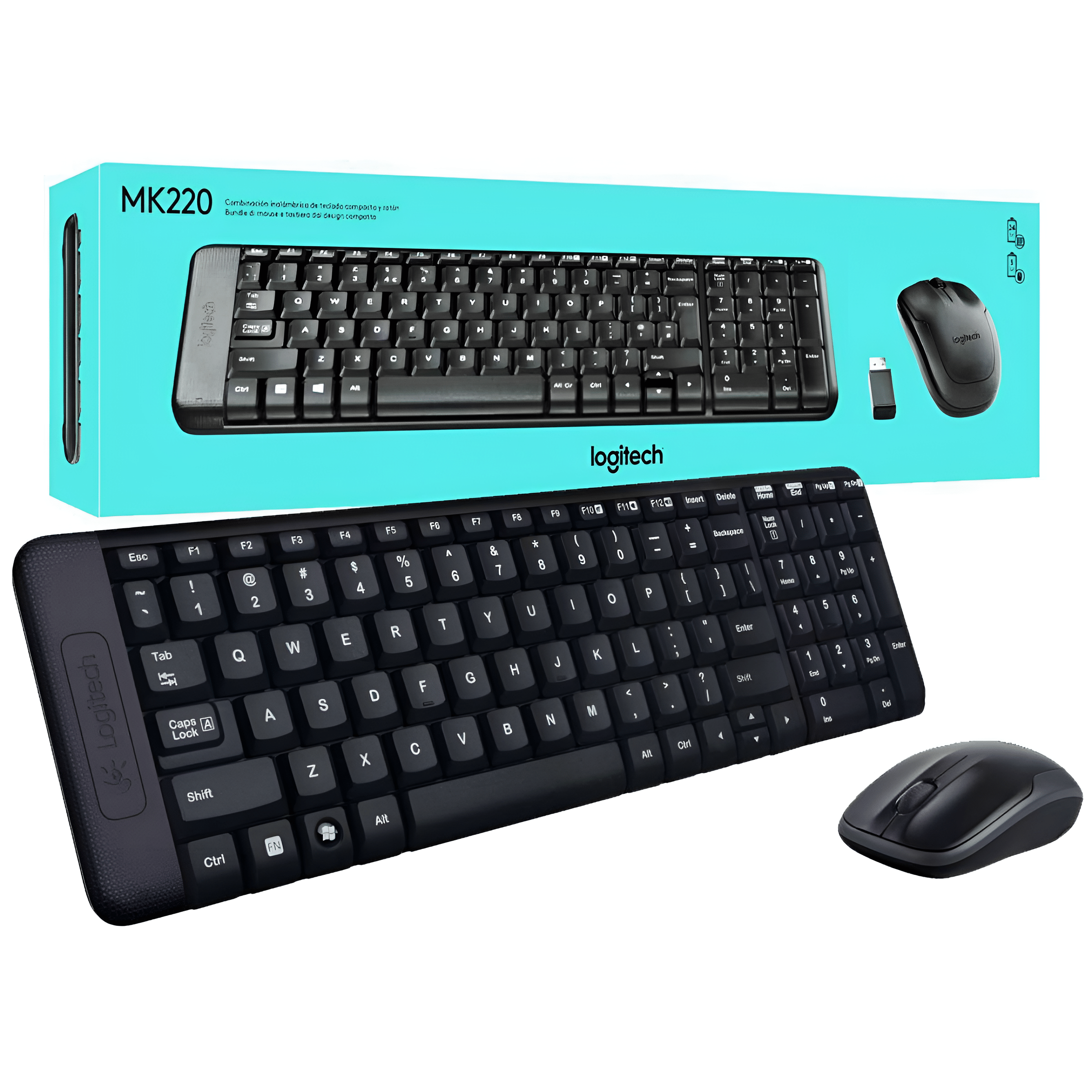 Logitech Wireless Keyboard Mouse Combo for Effortless Productivity and Comfort - Joche