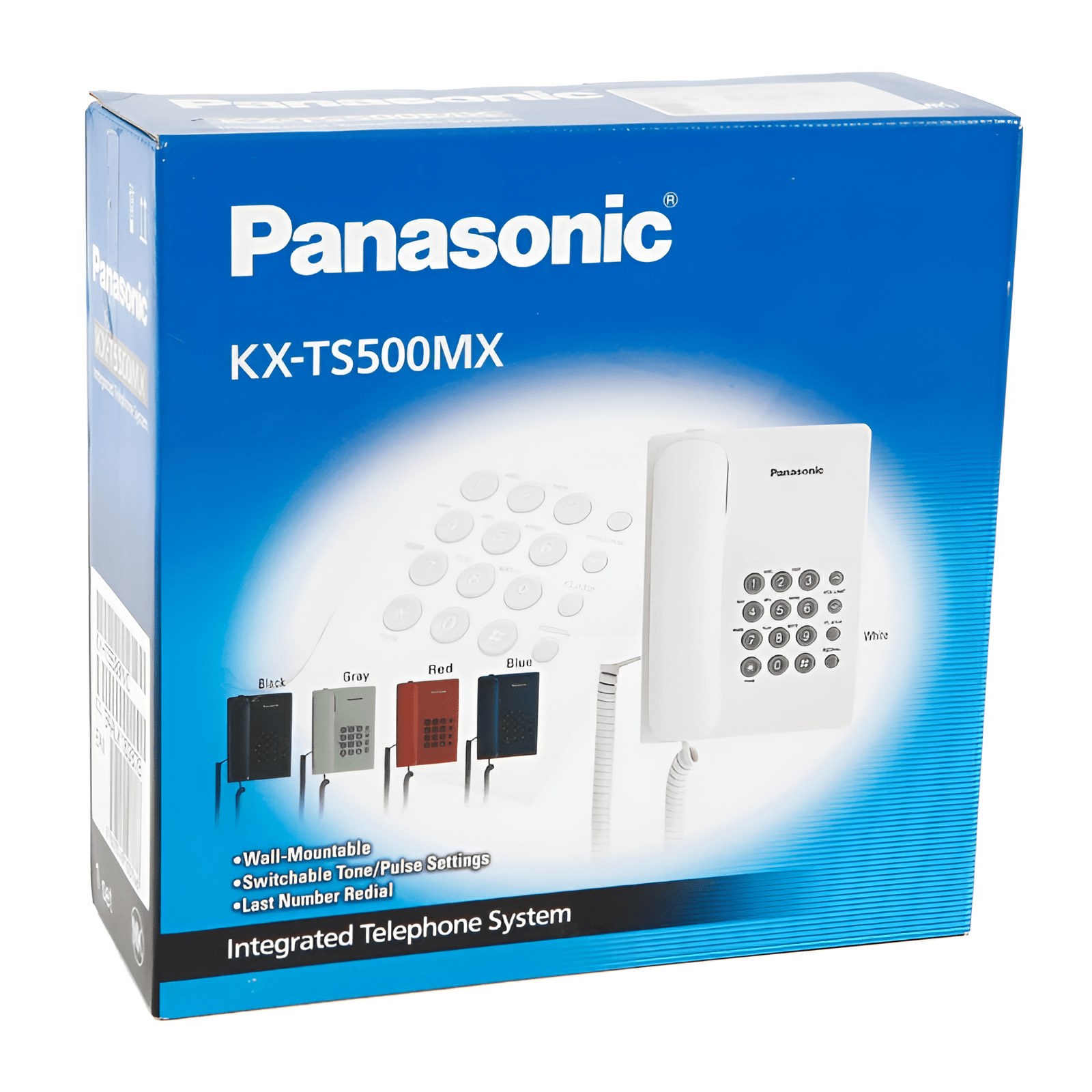 Panasonic KX-TS505MX Telephone System - Integrated Handset for Seamless Communication - Joche