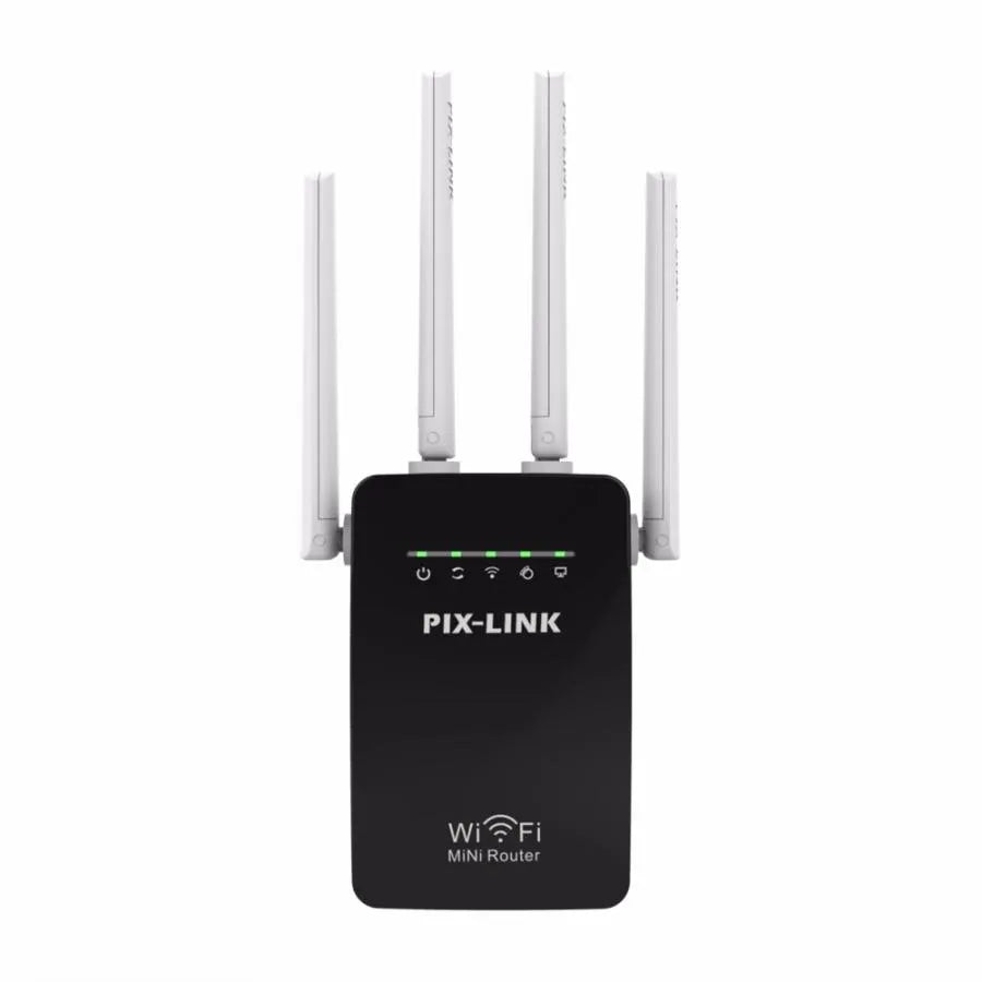 PIX-LINK WiFi Repeater – Wireless Signal Booster and Range Extender - Joche