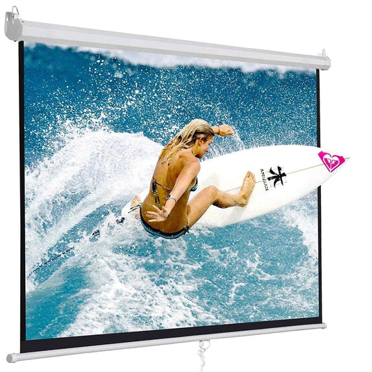 Projector Screen Manual Pull-Down