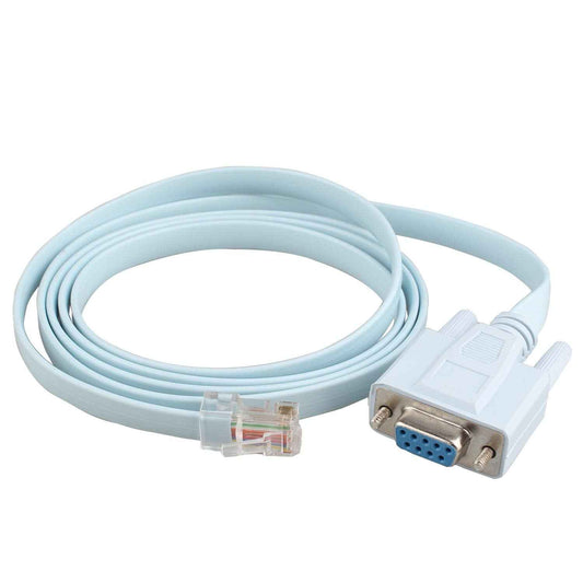 RJ45 to DB9/F Console Cable