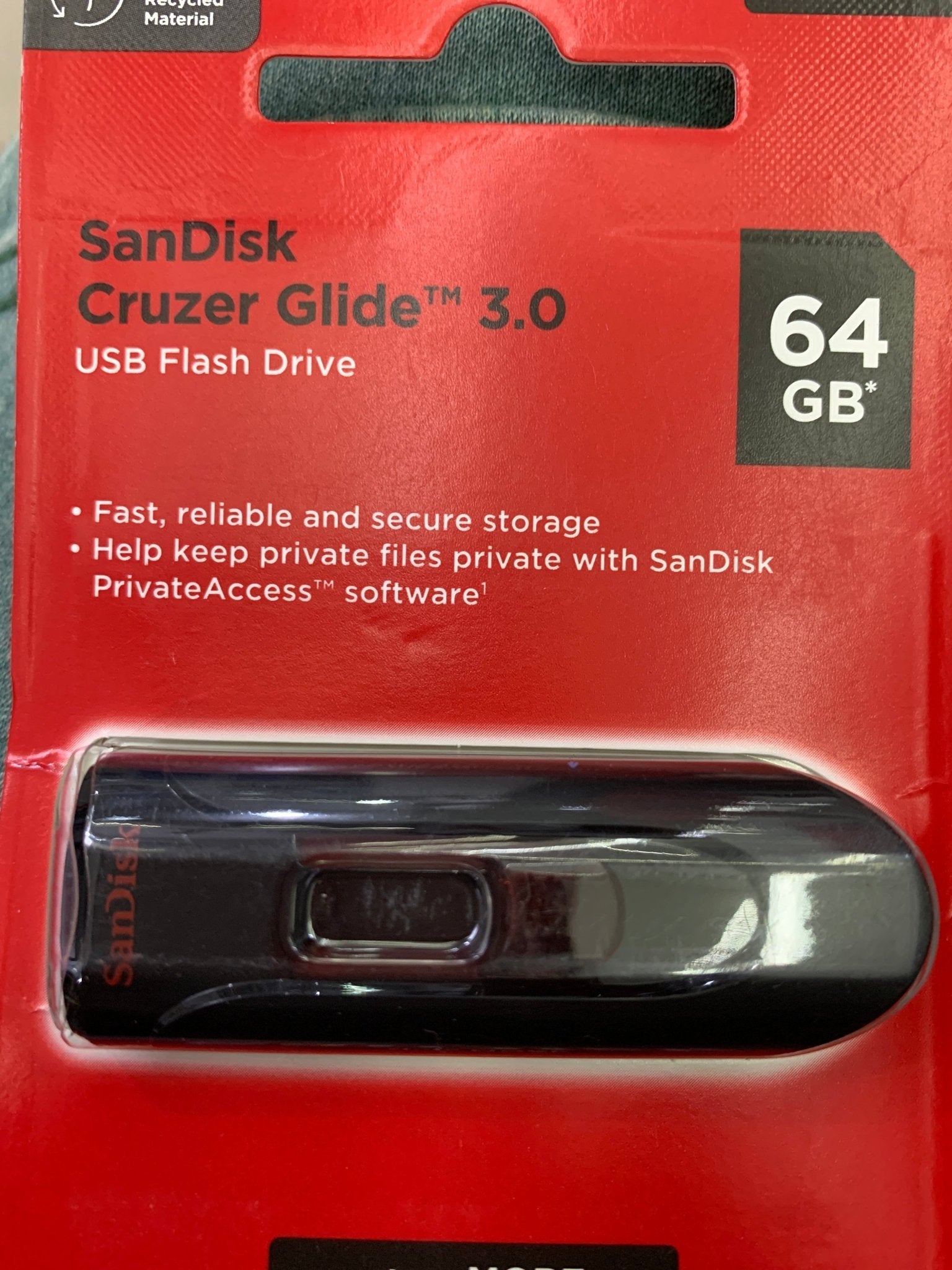SANDISK CRUZER BLADE FLASH 64GB 3.0 - Joche