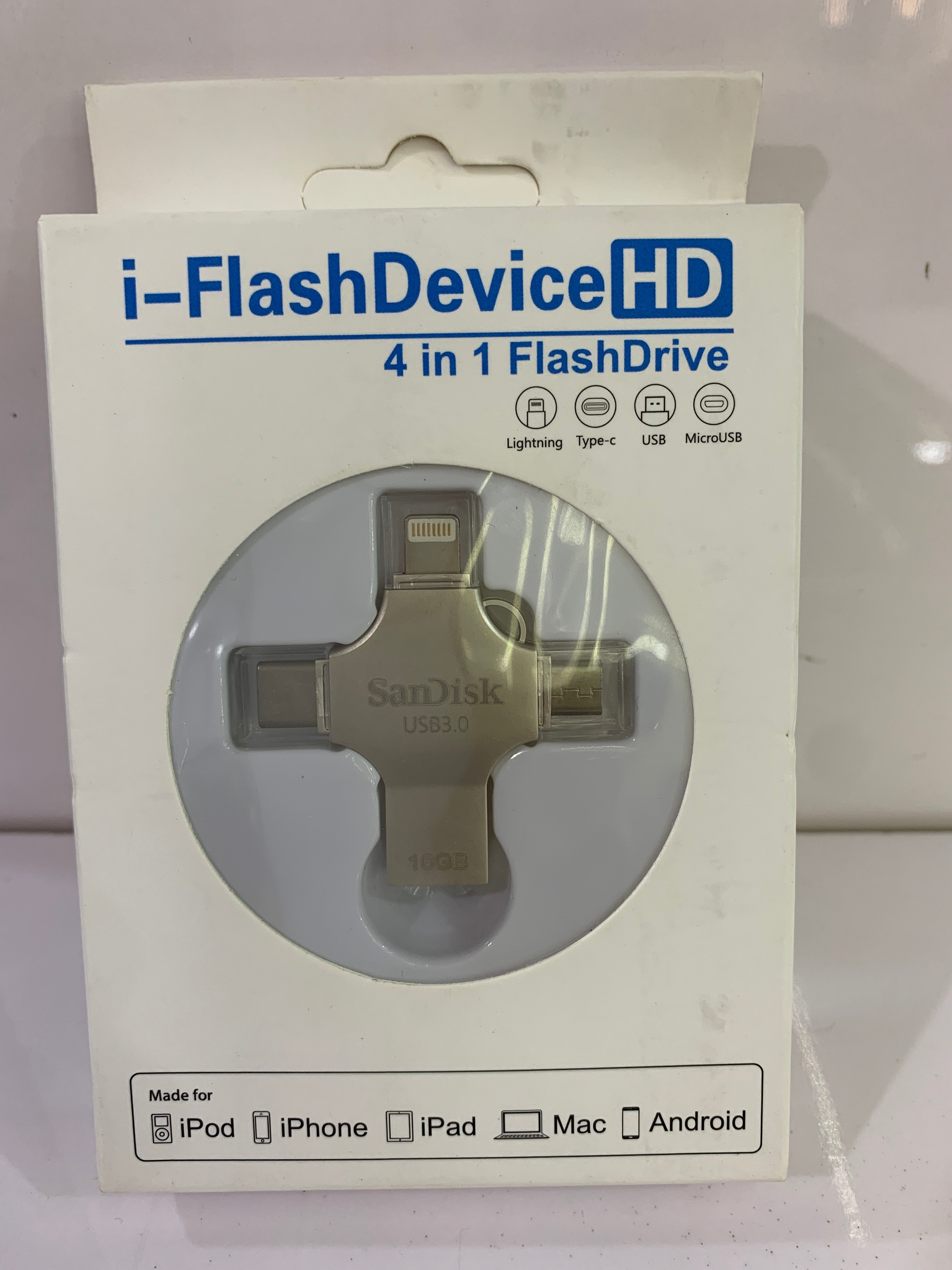 SanDisk Flash Drive 4-in-1 - Joche