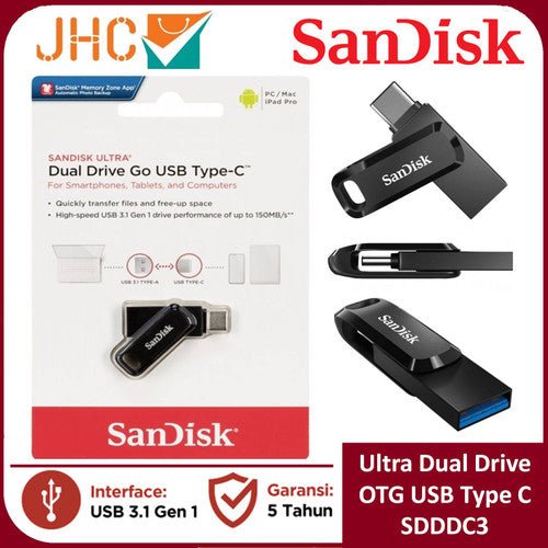 SanDisk Ultra Dual Drive USB Type-C - Joche