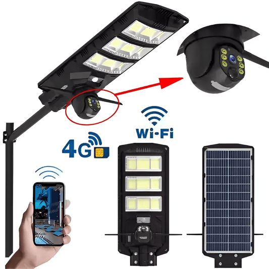 Solar Camera + Lighting SINGLE LENS 450W V380 - Joche