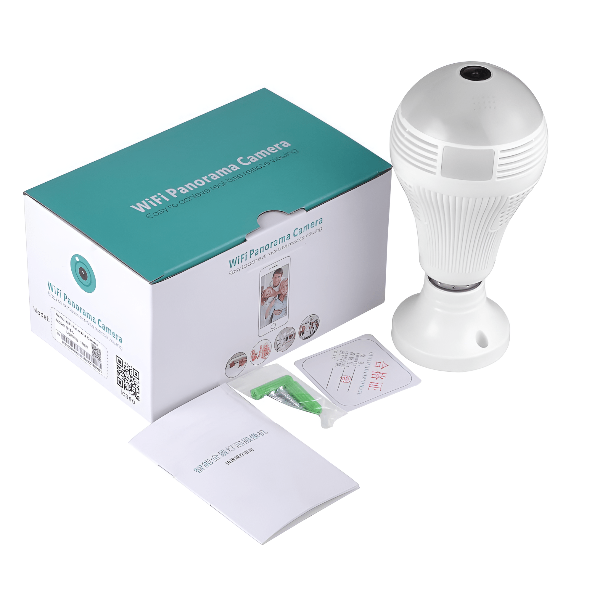 WiFi Panorama IP Bulb Camera - Joche