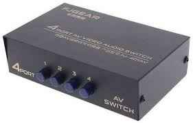 AV Master 2-Port Switch for Seamless Audio-Visual Switching - Joche