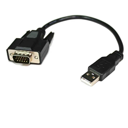 USB to Male VGA Cable Type Converter